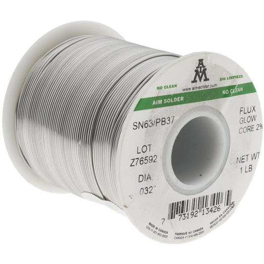 Value Collection 1429463NCP10311 63/37 Glowcore 2% 0.031 Dia Solder