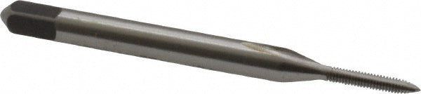 Kennametal 4130422 Spiral Point Tap #0-80 UNF, 2 Flutes, Plug Chamfer, 2B Class of Fit, HSS, Bright/Uncoated Coated