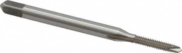 Kennametal 1540362 Spiral Point Tap #2-56 UNC, 2 Flutes, Plug Chamfer, 2B Class of Fit, HSS, Bright/Uncoated Coated