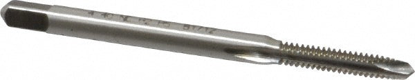Kennametal 1540442 Spiral Point Tap #4-40 UNC, 2 Flutes, Plug Chamfer, 2B/3B Class of Fit, HSS, Bright/Uncoated Coated