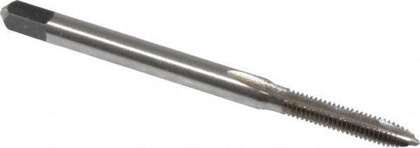 Kennametal 1540473 Spiral Point Tap #4-48 UNF, 2 Flutes, Plug Chamfer, 2B Class of Fit, HSS, Bright/Uncoated Coated