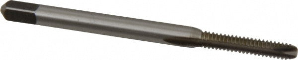 Kennametal 1540453 Spiral Point Tap #4-40 UNC, 2 Flutes, Bottoming Chamfer, 2B/3B Class of Fit, HSS, Bright/Uncoated Coated