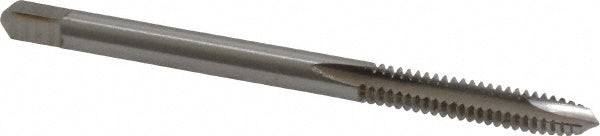 Kennametal 1541545 Spiral Point Tap #6-32 UNC, 2 Flutes, Plug Chamfer, 2B Class of Fit, HSS, Bright/Uncoated Coated