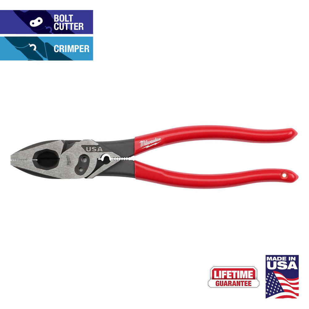 Milwaukee Tool MT500C Pliers Jaw Texture Crosshatch  Plier Type Lineman's  Jaw Length (Inch) 1-7/8  Jaw Length (Decimal Inch) 1.8750  Jaw Width (Inch) 1-1/4  Jaw Type Linesman