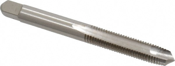 Kennametal 1542258 Spiral Point Tap 1/4-28 UNF, 2 Flutes, Plug Chamfer, 3B Class of Fit, HSS, Bright/Uncoated Coated
