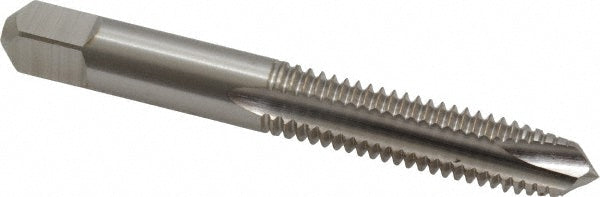 Kennametal 1542599 Spiral Point Tap 3/8-16 UNC, 3 Flutes, Plug Chamfer, 2B Class of Fit, HSS, Bright/Uncoated Coated