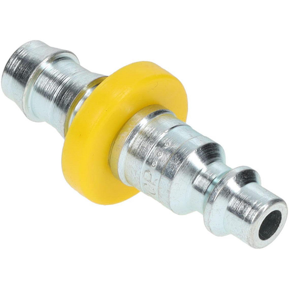 Parker H9CP Pneumatic Hose Coupling 1/4" Body Dia, Industrial Interchange Nipple with Push-Lok Hose Barb