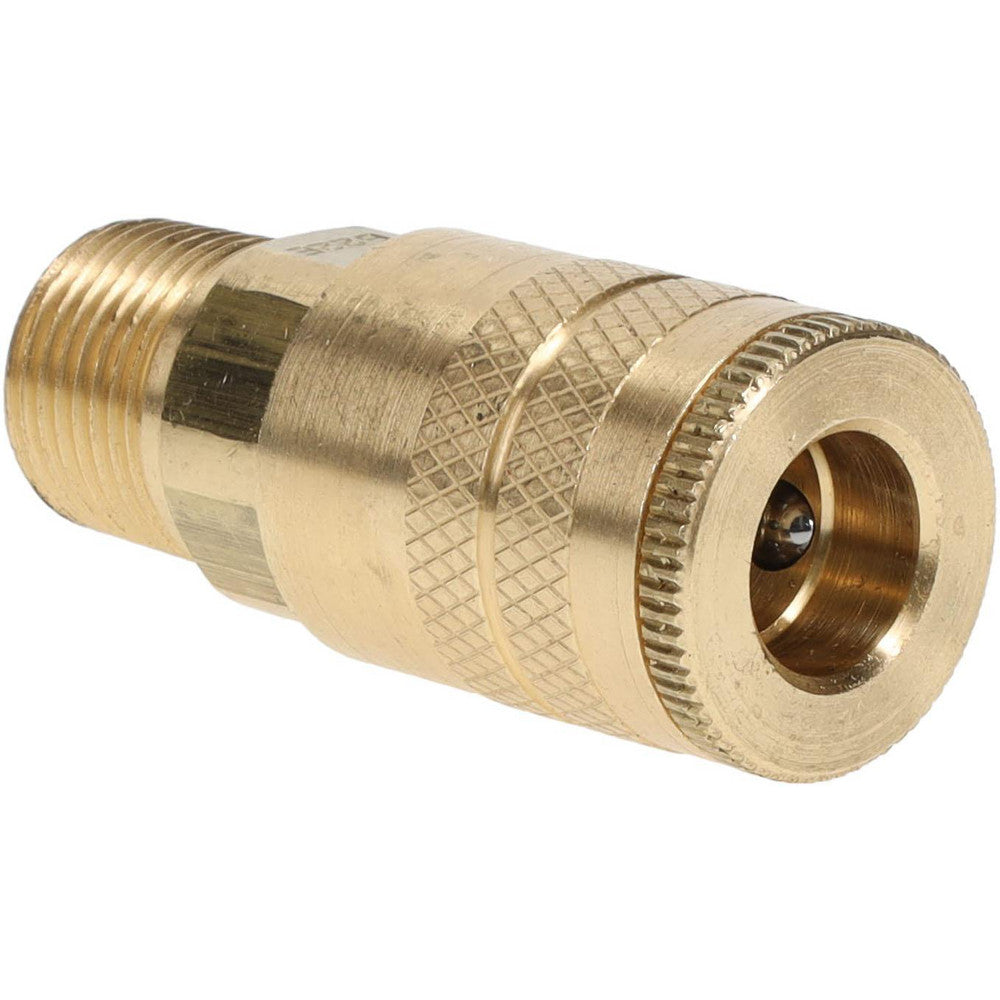Parker B22E Pneumatic Hose Coupling 3/8-18" Thread, 1/4" Body Dia, Industrial Interchange