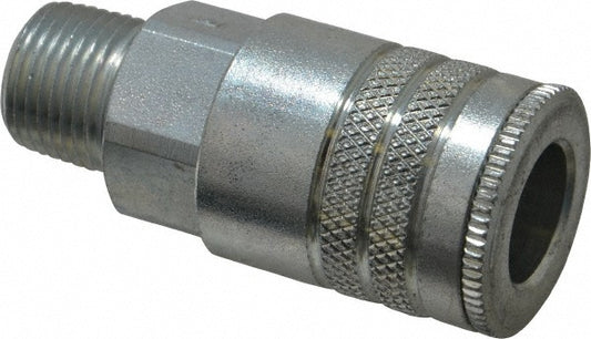 Parker 24 Pneumatic Hose Coupling 3/8-18" Thread, 3/8" Body Dia, Industrial Interchange