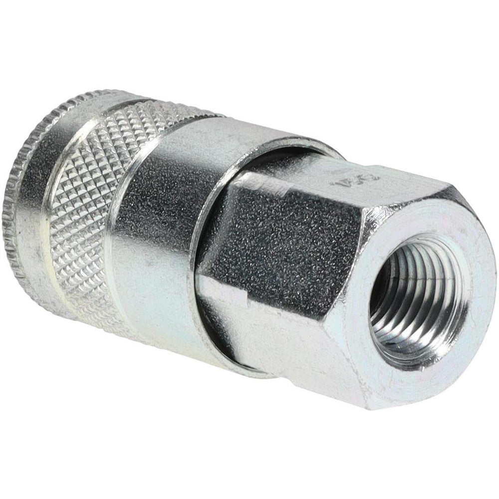 Parker 15C Pneumatic Hose Coupling 1/4-18, 3/8" Body Dia, Tru-Flate Automotive Interchange