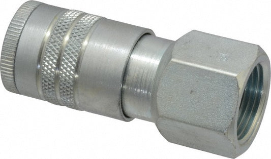 Parker 17G Pneumatic Hose Coupling 3/4-14, 1/2" Body Dia, Tru-Flate Automotive Interchange
