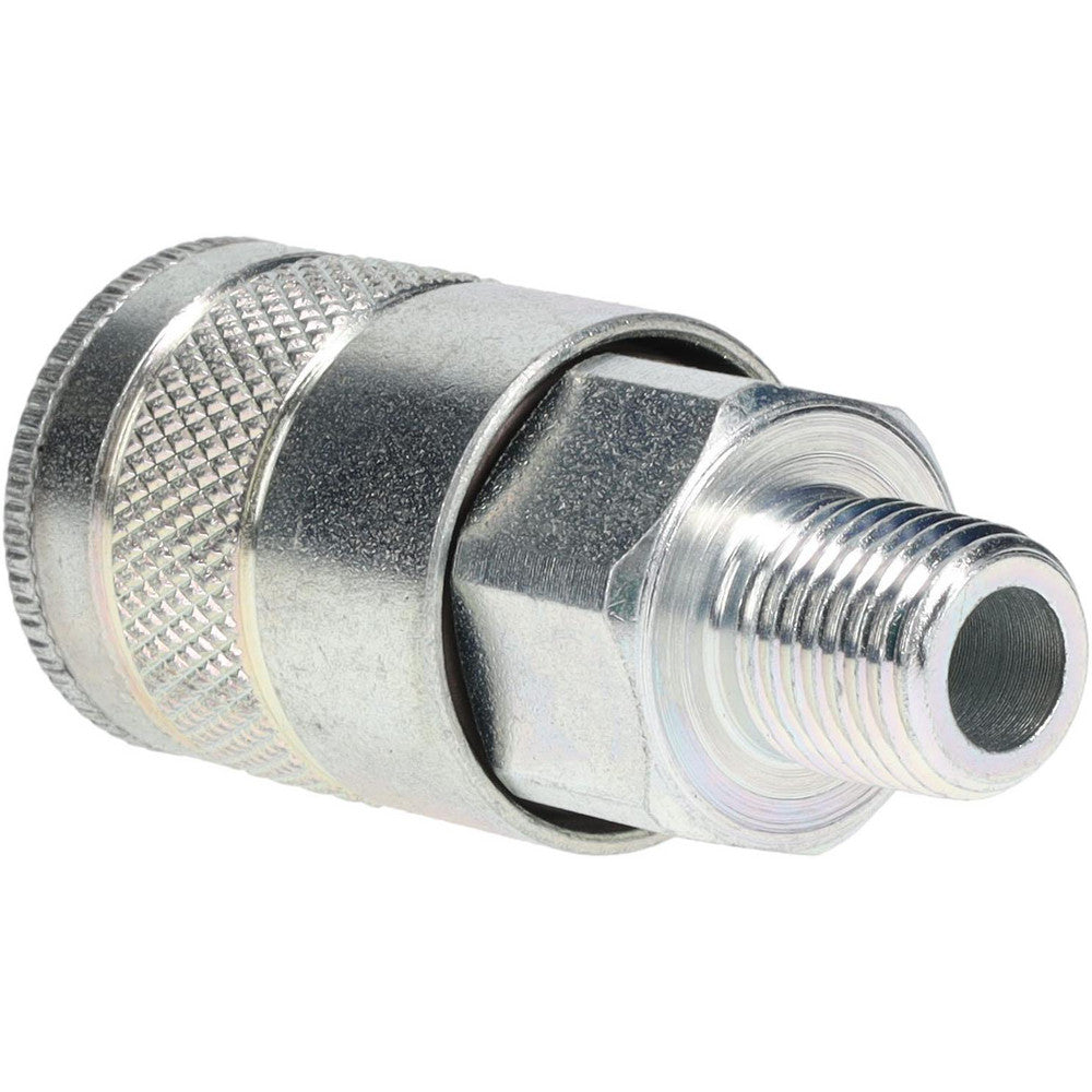 Parker 14C Pneumatic Hose Coupling 1/4-18, 3/8" Body Dia, Tru-Flate Automotive Interchange