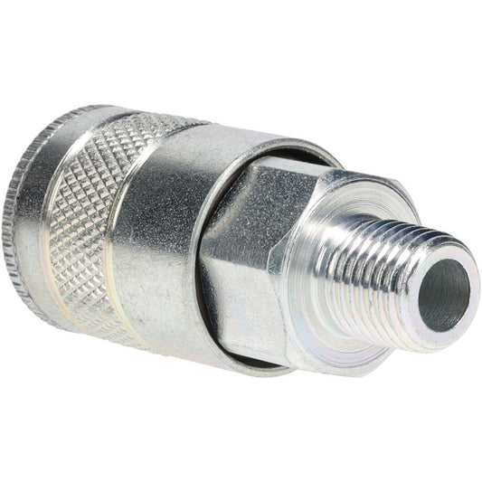 Parker 14C Pneumatic Hose Coupling 1/4-18, 3/8" Body Dia, Tru-Flate Automotive Interchange
