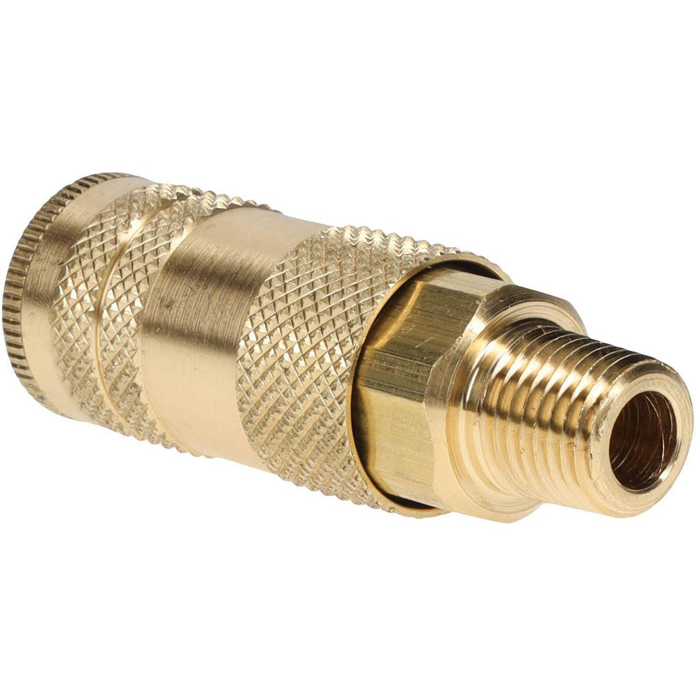 Parker B72 Pneumatic Hose Coupling 1/4-18, 1/4" Body Dia, Lincoln Long Stem Interchange
