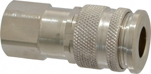 Parker 25KAIN13MPN Pneumatic Hose Coupling 1/4-18" Thread, 1/4" Body Dia, High Flow Interchange