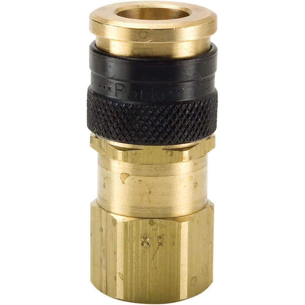 Parker 23KAIN13MPN Pneumatic Hose Coupling 1/4-18" Thread, 1/4" Body Dia, Industrial Interchange