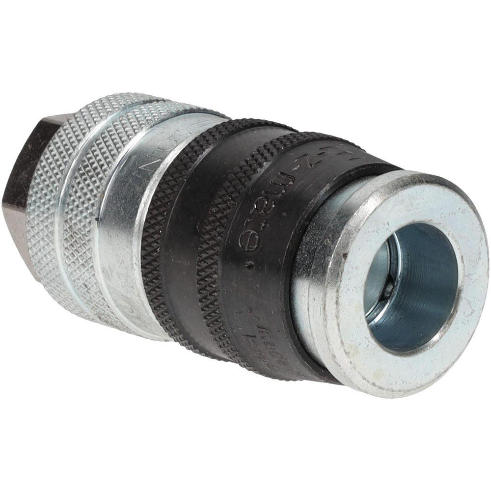 Parker EZ-371-6FP Pneumatic Hose Coupling 3/8-18, 3/8" Body Dia, Industrial Interchange