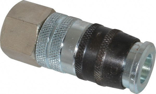 Parker EZ-371-8FP Pneumatic Hose Coupling 1/2-14, 3/8" Body Dia, Industrial Interchange