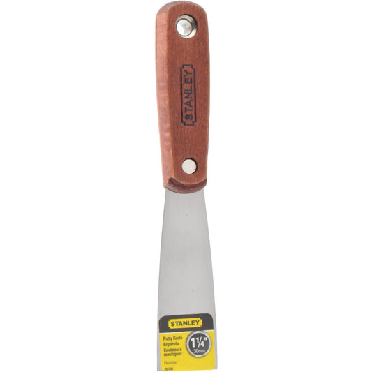 Stanley 28-540 Putty Knife Steel, 1-1/4" Wide