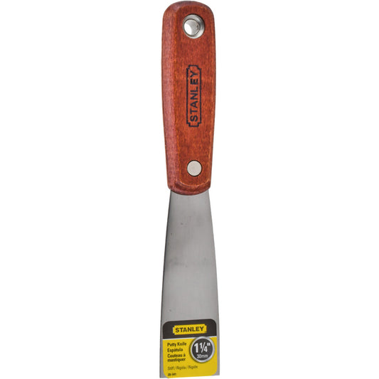 Stanley 28-541 Putty Knife Steel, 1-1/4" Wide