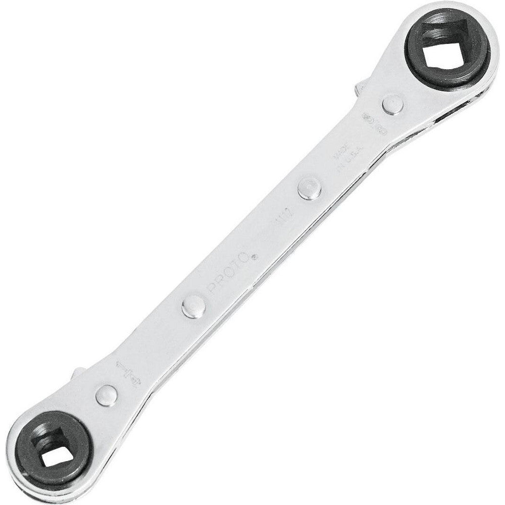 Proto J1112 Box End Wrench 1/4 x 3/16 sq in, 9/16 x 1/2 Hex in", 4 Point, Double End
