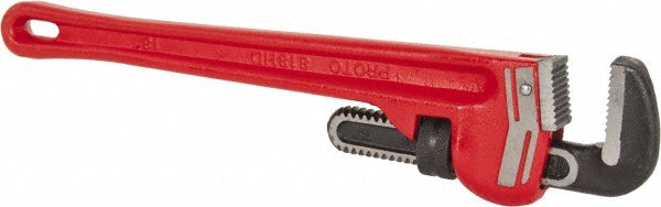 Proto J818HD Straight Pipe Wrench 18" OAL, Steel