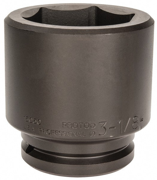Proto J15050 Impact Socket 1-1/2" Drive, 3-1/8" Socket, Hex Drive