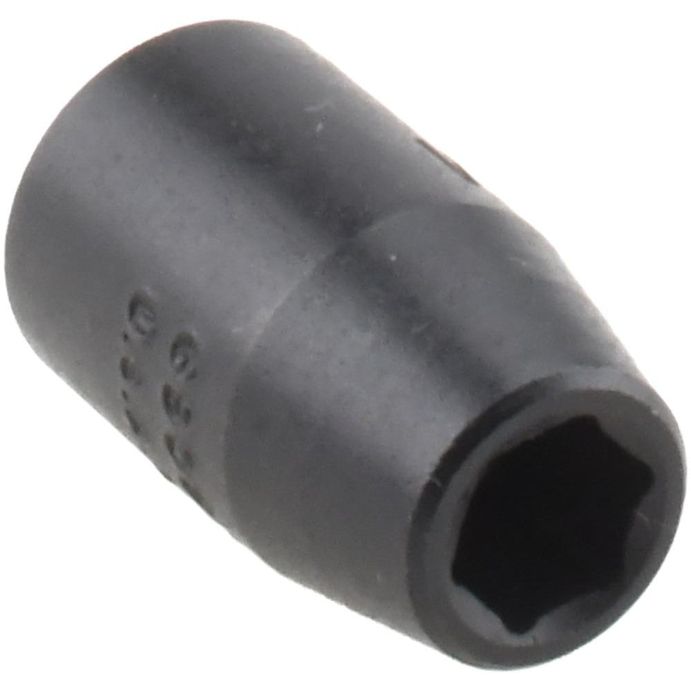 Proto J6906M Impact Socket 1/4" Drive, 6mm Socket, Hex Drive