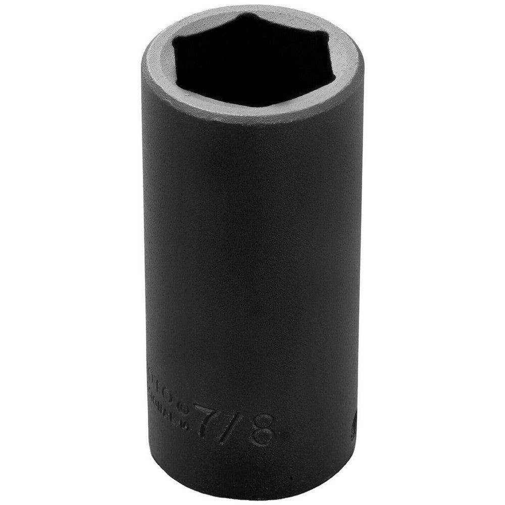 Proto J7728H Impact Socket 3/8" Drive, 7/8" Socket, Hex Drive