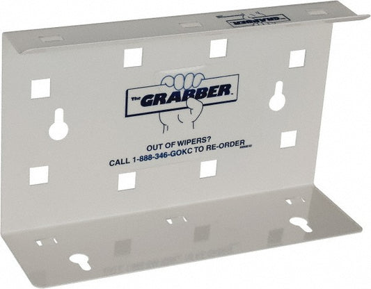 WypAll 09352 The Grabber Wiper Dispenser for WypAll Wipes, Space-Saving, For Pop-Up Boxes, 9.4" x 2.8" x 5.9", White