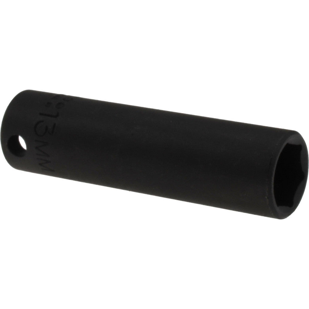 Proto J7013M Impact Socket 3/8" Drive, 13mm Socket, Hex Drive