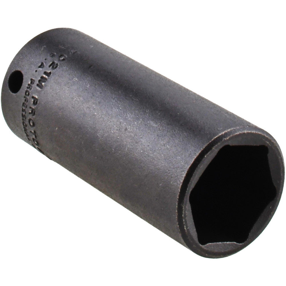 Proto J7021M Impact Socket 3/8" Drive, 21mm Socket, Hex Drive
