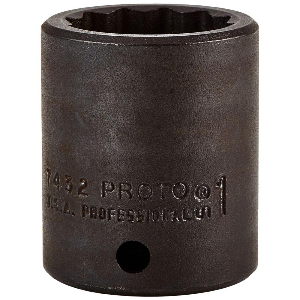 Proto J7432 Impact Socket 1/2" Drive, 1" Socket
