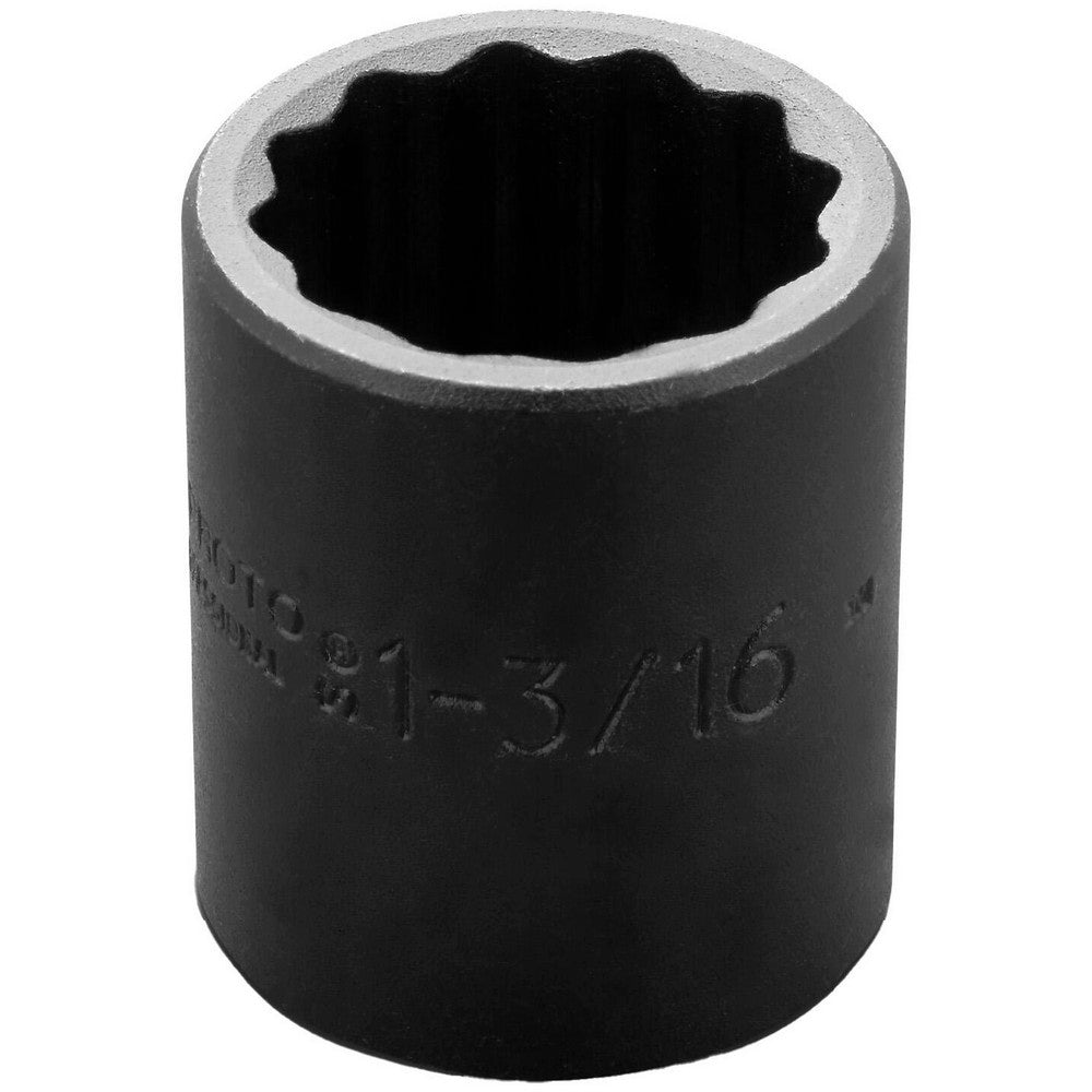 Proto J7438 Impact Socket 1/2" Drive, 1-3/16" Socket