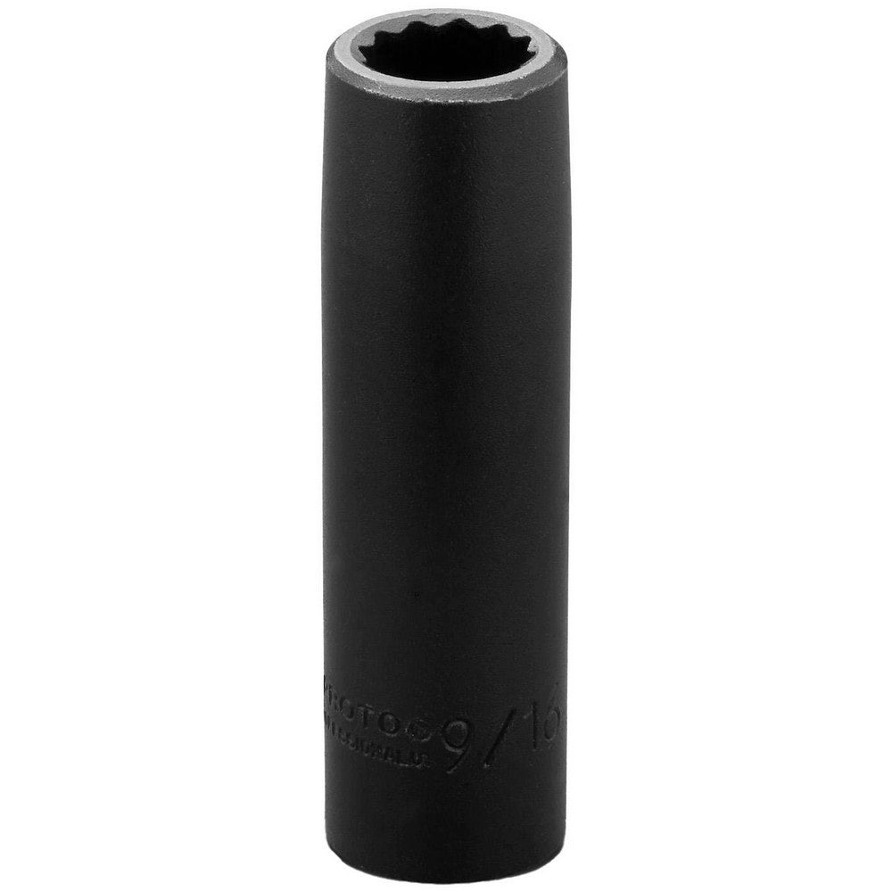 Proto J7318 Impact Socket 1/2" Drive, 9/16" Socket