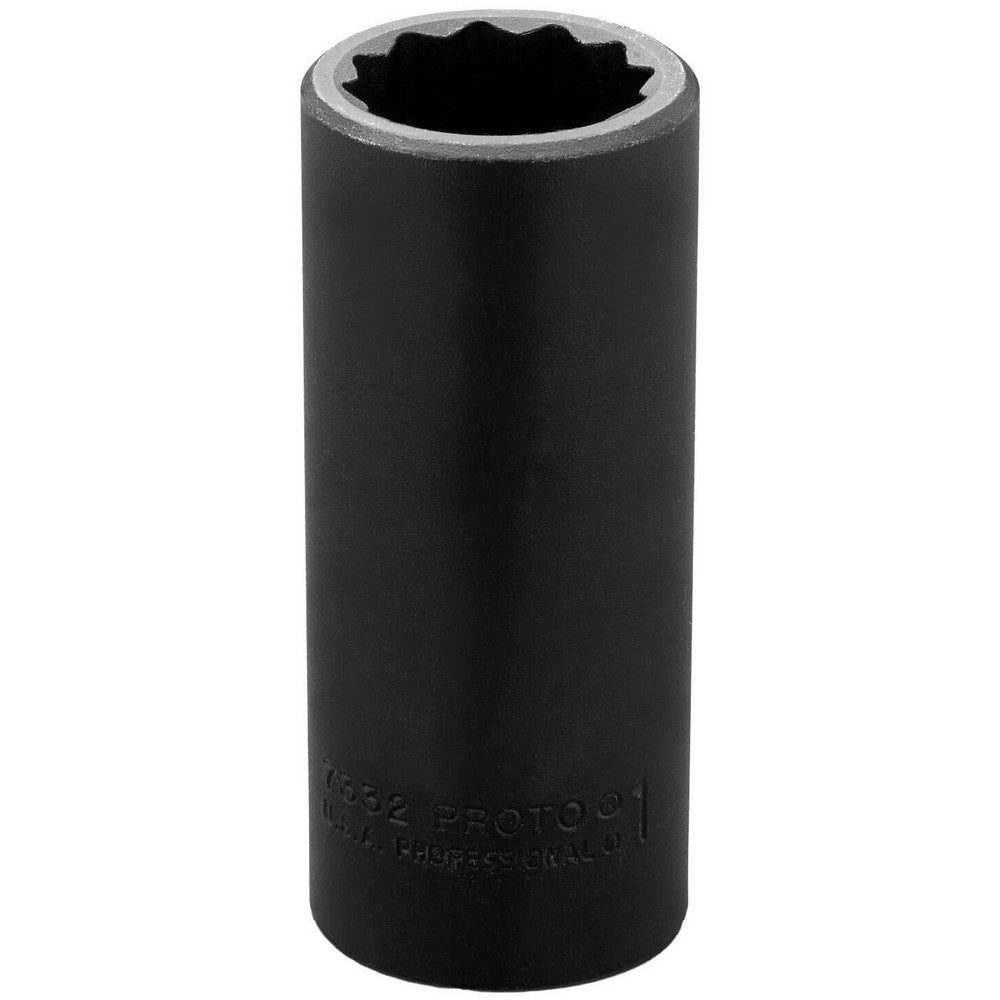 Proto J7332 Impact Socket 1/2" Drive, 1" Socket