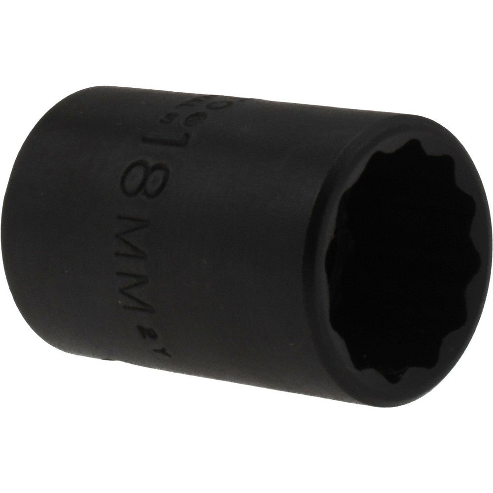 Proto J7418MT Impact Socket 1/2" Drive, 18mm Socket