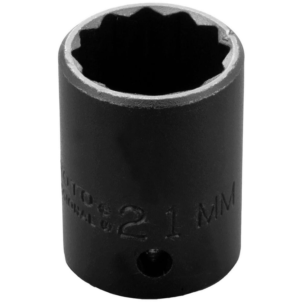 Proto J7421MT Impact Socket 1/2" Drive, 21mm Socket