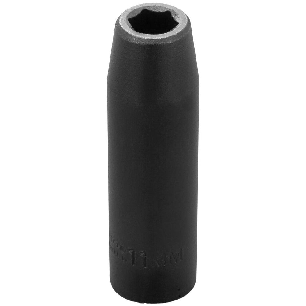 Proto J7311M Impact Socket 1/2" Drive, 11mm Socket, Hex Drive