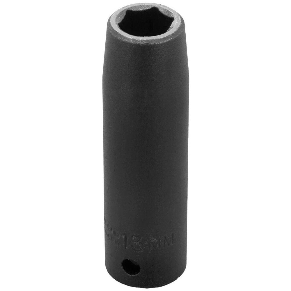 Proto J7313M Impact Socket 1/2" Drive, 13mm Socket, Hex Drive