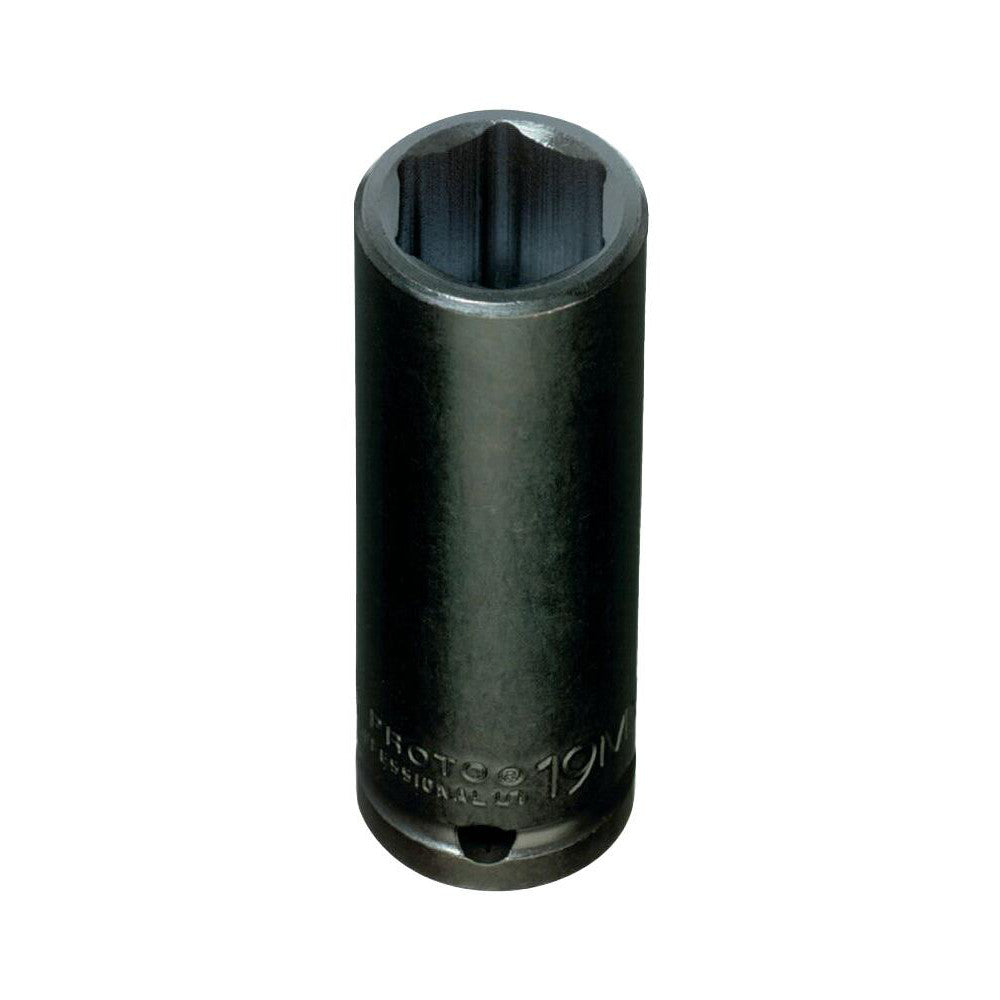 Proto J7319M Impact Socket 1/2" Drive, 19mm Socket, Hex Drive