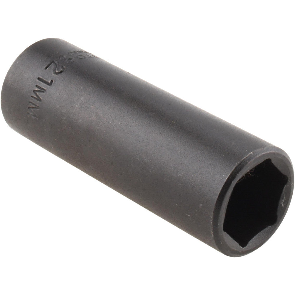 Proto J7321M Impact Socket 1/2" Drive, 21mm Socket, Hex Drive