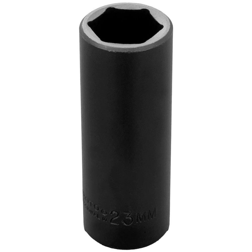 Proto J7323M Impact Socket 1/2" Drive, 23mm Socket, Hex Drive