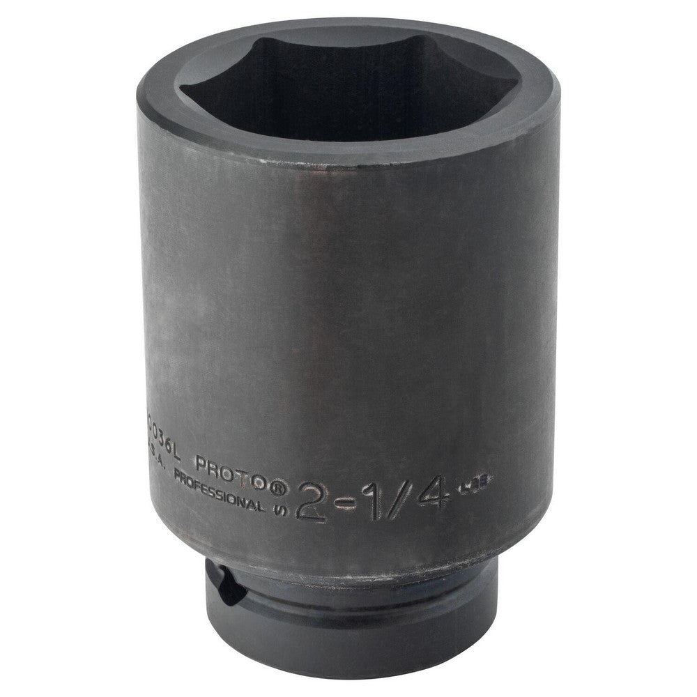 Proto J10036L Impact Socket 1" Drive, 2-1/4" Socket, Hex Drive