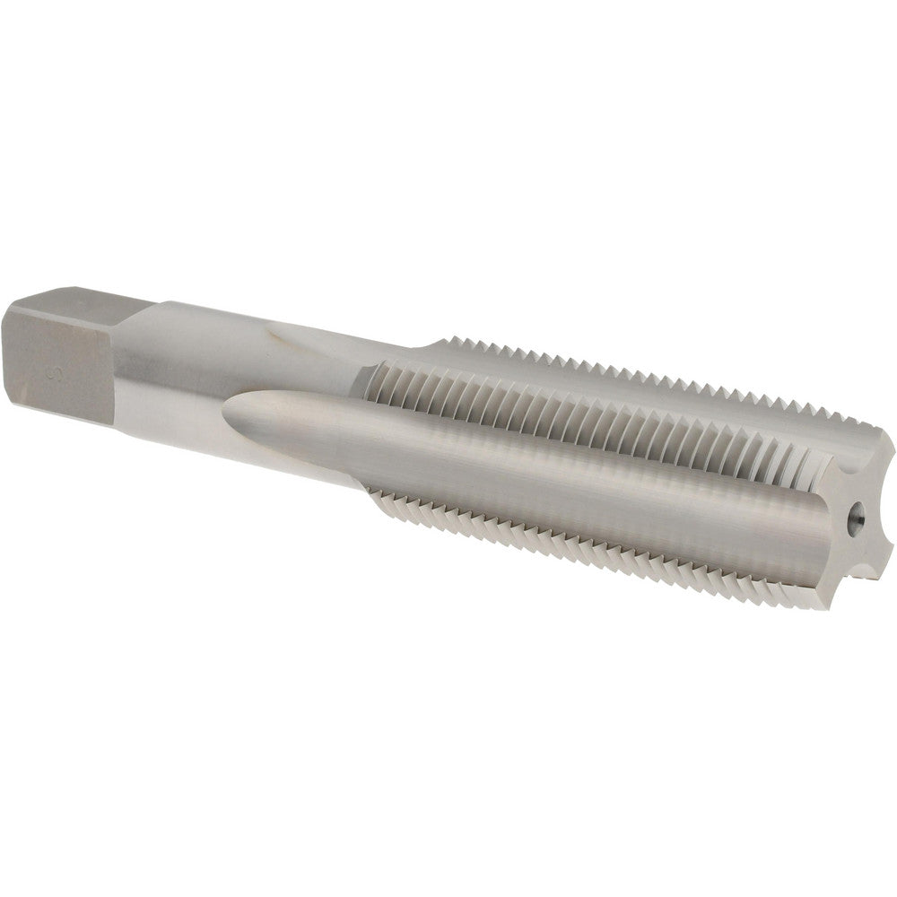 Hertel K014643AS Straight Flute Tap 7/8-14 UNF, 4 Flute, Plug Chamfer, High-Speed Steel, Bright/Uncoated Finish