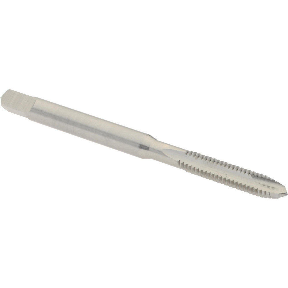 Hertel K011016AS Spiral Point Tap #4-40 UNC, 2 Flutes, Plug Chamfer, HSS, Bright/Uncoated Coated