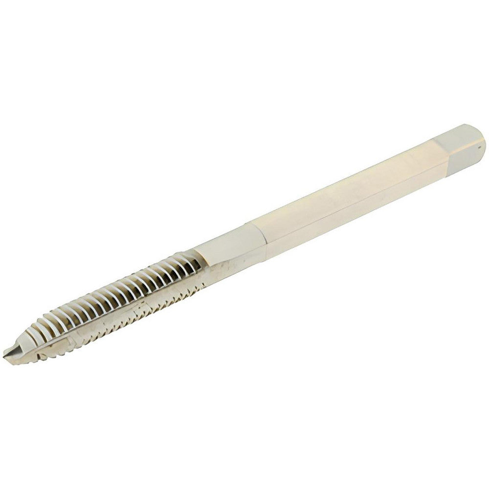 Hertel K011035AS Spiral Point Tap #6-32 UNC, 2 Flutes, Plug Chamfer, HSS, Bright/Uncoated Coated