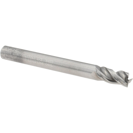 Kennametal 3660401 Roughing & Finishing End Mill 1/4" Dia, 3 Flutes, Square End, Solid Carbide