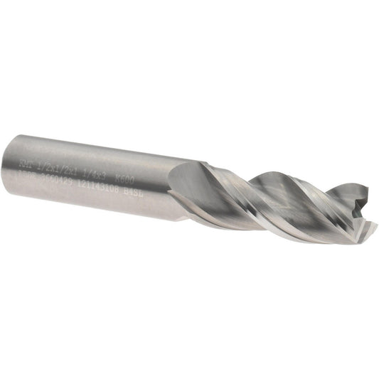 Kennametal 3660429 Roughing & Finishing End Mill 1/2" Dia, 3 Flutes, Square End, Solid Carbide