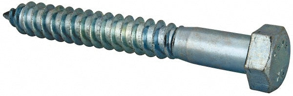 Value Collection HXLI206205000-025BX 5/8" Screw, 5" Length Under Head, Steel, Hex Head Lag Screw